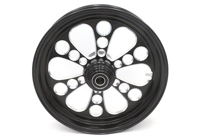 16 x 3.5" Kool Kat Front Wheel Black Cut