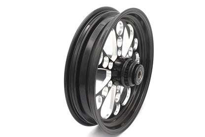 16 x 3.5" Kool Kat Front Wheel Black Cut