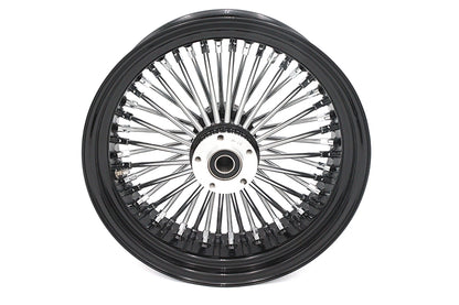 16 x 5.5" King Spoke Rear Wheel Black/Chrome
