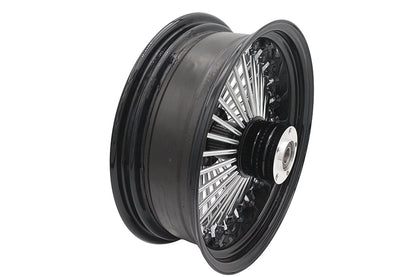 16 x 5.5" King Spoke Rear Wheel Black/Chrome