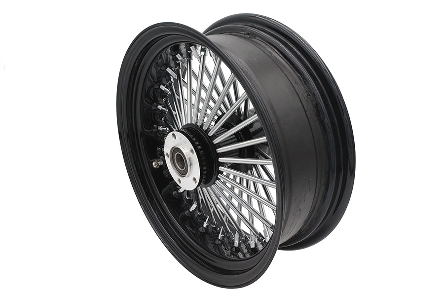 16 x 5.5" King Spoke Rear Wheel Black/Chrome