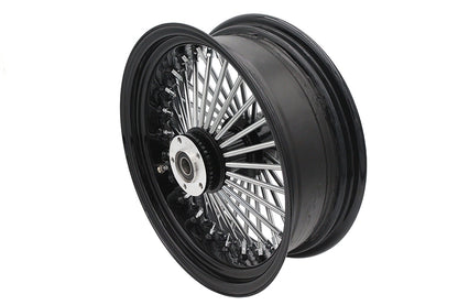 16 x 5.5" King Spoke Rear Wheel Black/Chrome