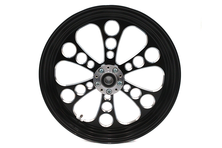18 x 3.5" Kool Kat Front Wheel Black Cut