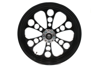 18 x 3.5" Kool Kat Front Wheel Black Cut