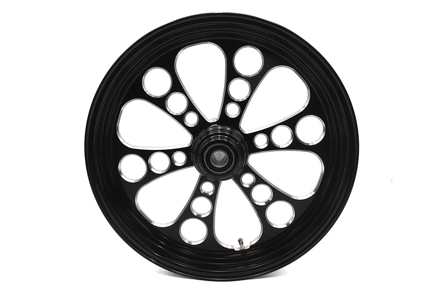 18 x 3.5" Kool Kat Front Wheel Black Cut