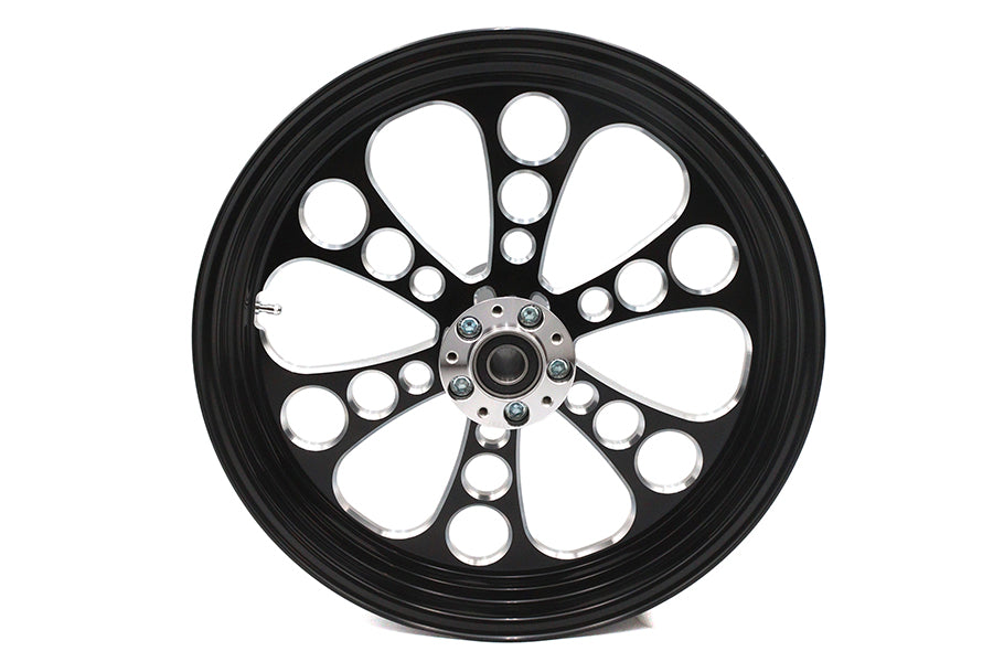 18 x 3.5" Kool Kat Front Wheel Black Cut