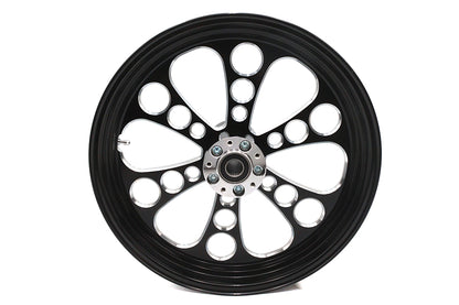 18 x 3.5" Kool Kat Front Wheel Black Cut