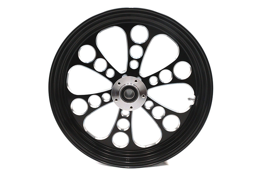 18 x 3.5" Kool Kat Front Wheel Black Cut