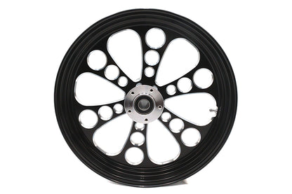 18 x 3.5" Kool Kat Front Wheel Black Cut