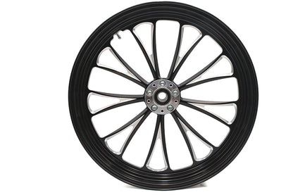 21 x 3.5" Manhattan Front Wheel Black Cut