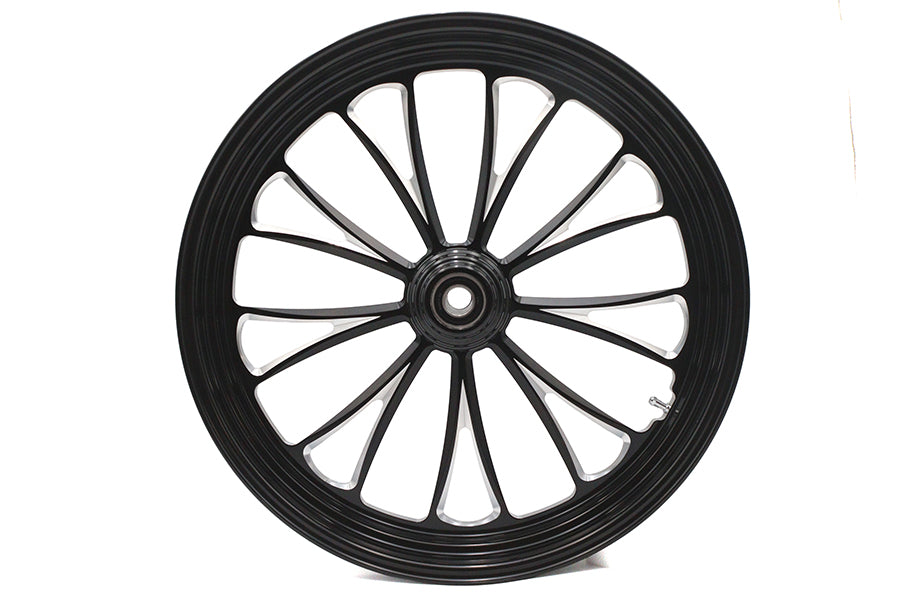 21 x 3.5" Manhattan Front Wheel Black Cut