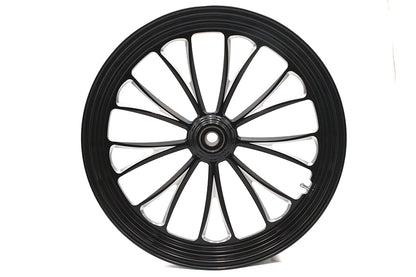 21 x 3.5" Manhattan Front Wheel Black Cut