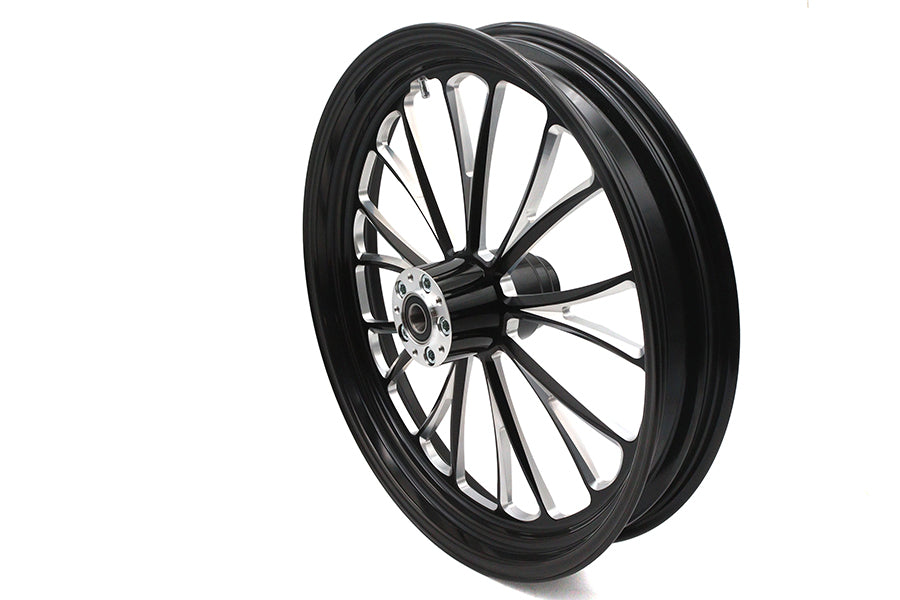 21 x 3.5" Manhattan Front Wheel Black Cut