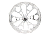 23 x 3.5" Kool Kat Front Wheel Polished Aluminum