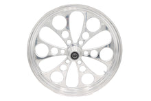 23 x 3.5" Kool Kat Front Wheel Polished Aluminum