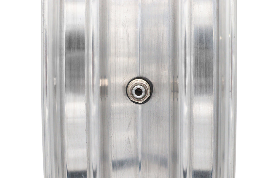 23 x 3.5" Kool Kat Front Wheel Polished Aluminum