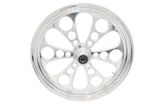 21 x 3.5" Kool Kat Front Wheel Polished Aluminum