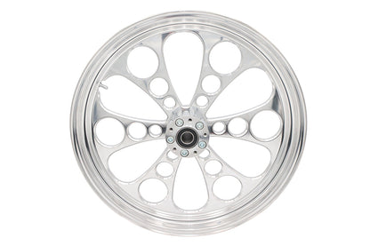 21 x 3.5" Kool Kat Front Wheel Polished Aluminum