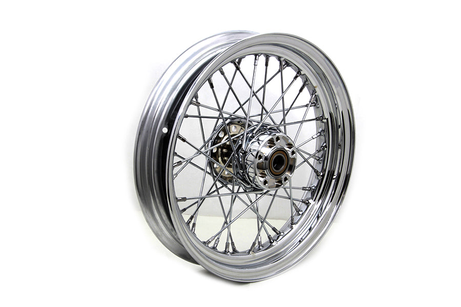 16 x 3.00" Front Spoke Wheel Chrome