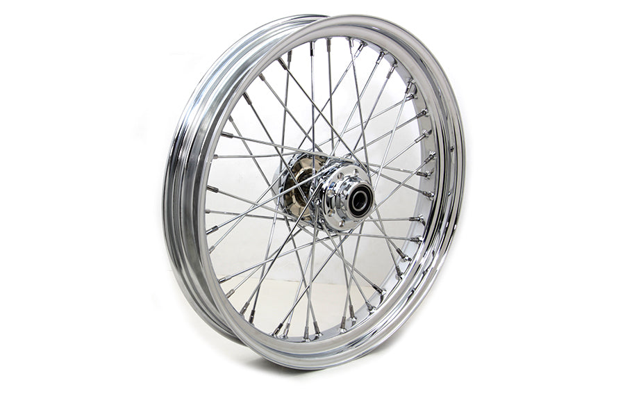 21 x 3.25" Front Spoke Wheel Chrome