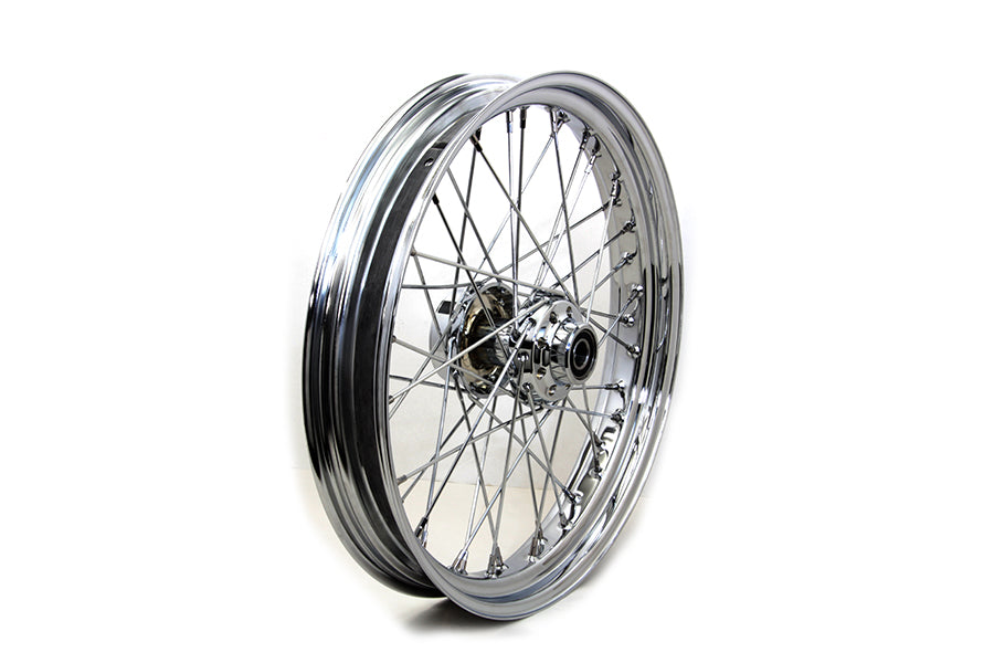 21 x 3.25" Front Spoke Wheel Chrome