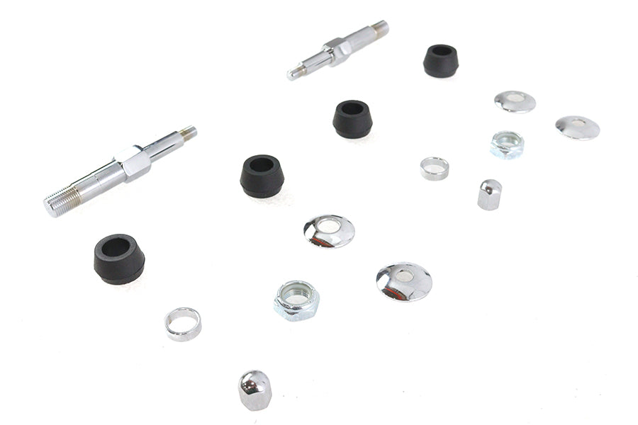 Chrome Upper Rear Shock Stud Kit