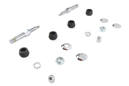 Chrome Upper Rear Shock Stud Kit