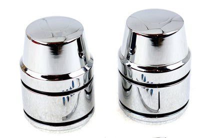 Upper Shock Stud Cover Set Chrome