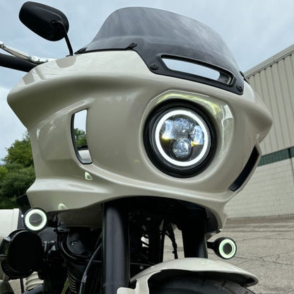 5 3/4" LED Black HALOMAKER® Headlight for Street Bob