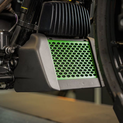HOGWORKZ® Green Anodized Oil Cooler Grill Guard for Harley® Touring