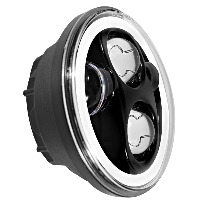 5 3/4" LED Black HALOMAKER® Headlight from hogworkz