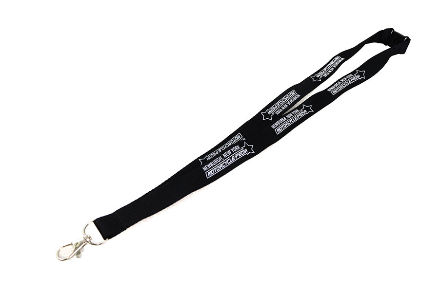 Motorcyclepedia Lanyard with 3/4 Lobster Clip