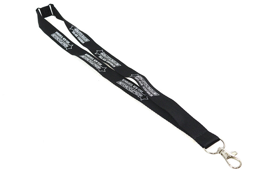 Motorcyclepedia Lanyard with 3/4 Lobster Clip
