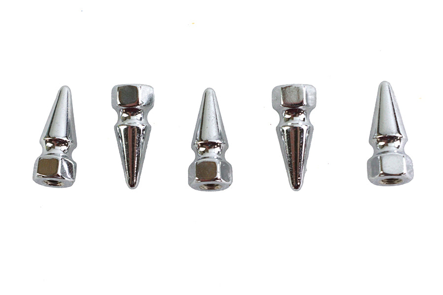 Chrome Pike Nut Fine 10-32 Thread