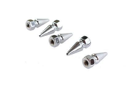 Chrome Pike Nut Fine 10-32 Thread