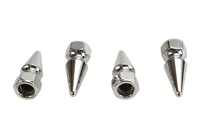 Chrome Pike Nut Fine 5/16-24 Thread