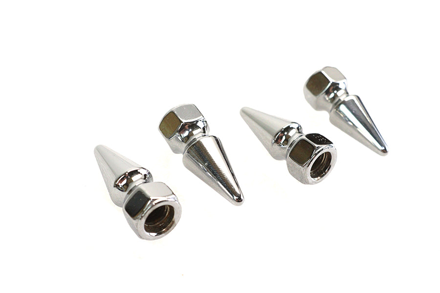 Chrome Pike Nut Fine 5/16-24 Thread