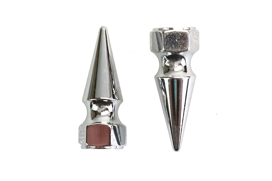 Chrome Pike Nut Fine 7/16-20 Thread