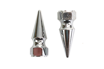 Chrome Pike Nut Fine 7/16-20 Thread
