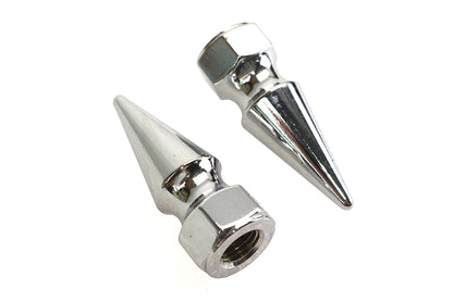 Chrome Pike Nut Fine 7/16-20 Thread