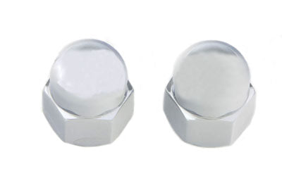 Chrome Acorn Nut Fine 5/16-24 Thread