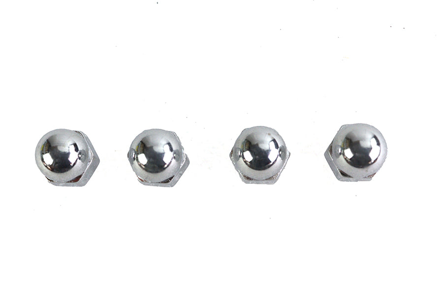 Chrome Acorn Nut Fine 5/16-24 Thread