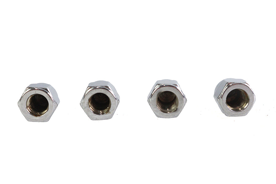 Chrome Acorn Nut Fine 5/16-24 Thread