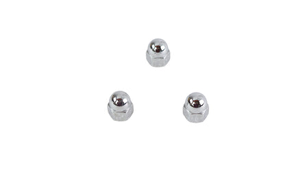 Chrome Acorn Nut Fine 3/8-24 Thread