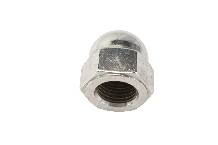 Chrome Acorn Nut Fine 9/16-18 Thread