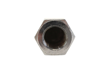 Chrome Acorn Nut Fine 9/16-18 Thread