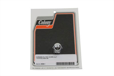Chrome Acorn Nut 10-24 Coarse Thread