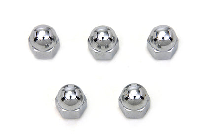 Chrome Acorn Nut 1/4-20 Coarse Thread
