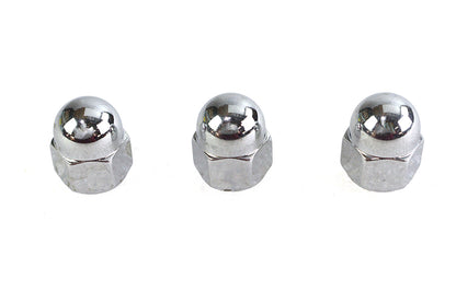 Chrome Acorn Nut 3/8-16 Coarse Thread