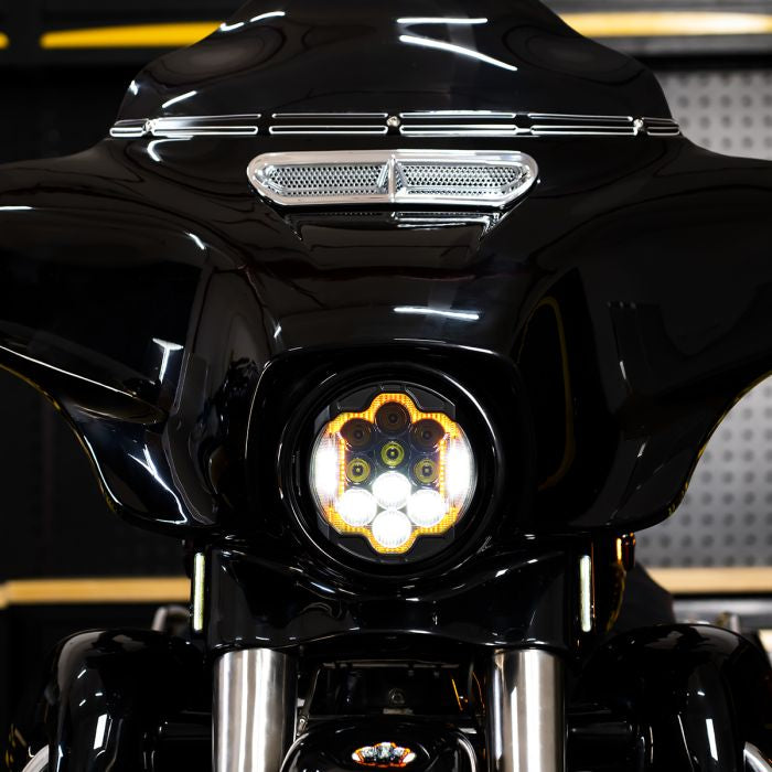 hogworkz performance headlight harley touring